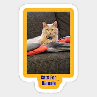 Cats For Kamala Sticker